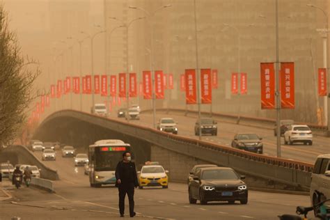 the sandstorms that occur in china are fueled by growing